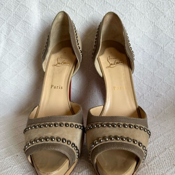 Christian Louboutin Henry D'Orsay Pumps Size US 8.5/EU 39 - Picture 4 of 12